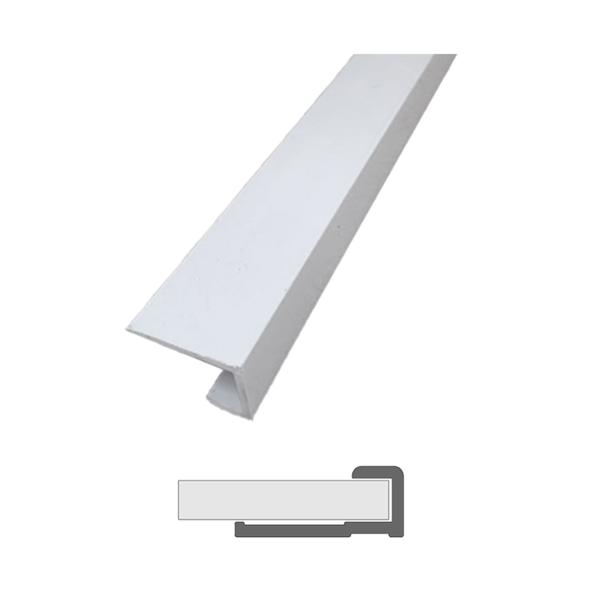 Aquadry Panel profile (L)2400mm - White