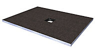 Aquadry Rectangular Shower tray kit (L)1200mm (W)900mm (D)45mm