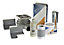 Aquadry Rectangular Shower tray kit (L)900mm (W)900mm (H)30mm