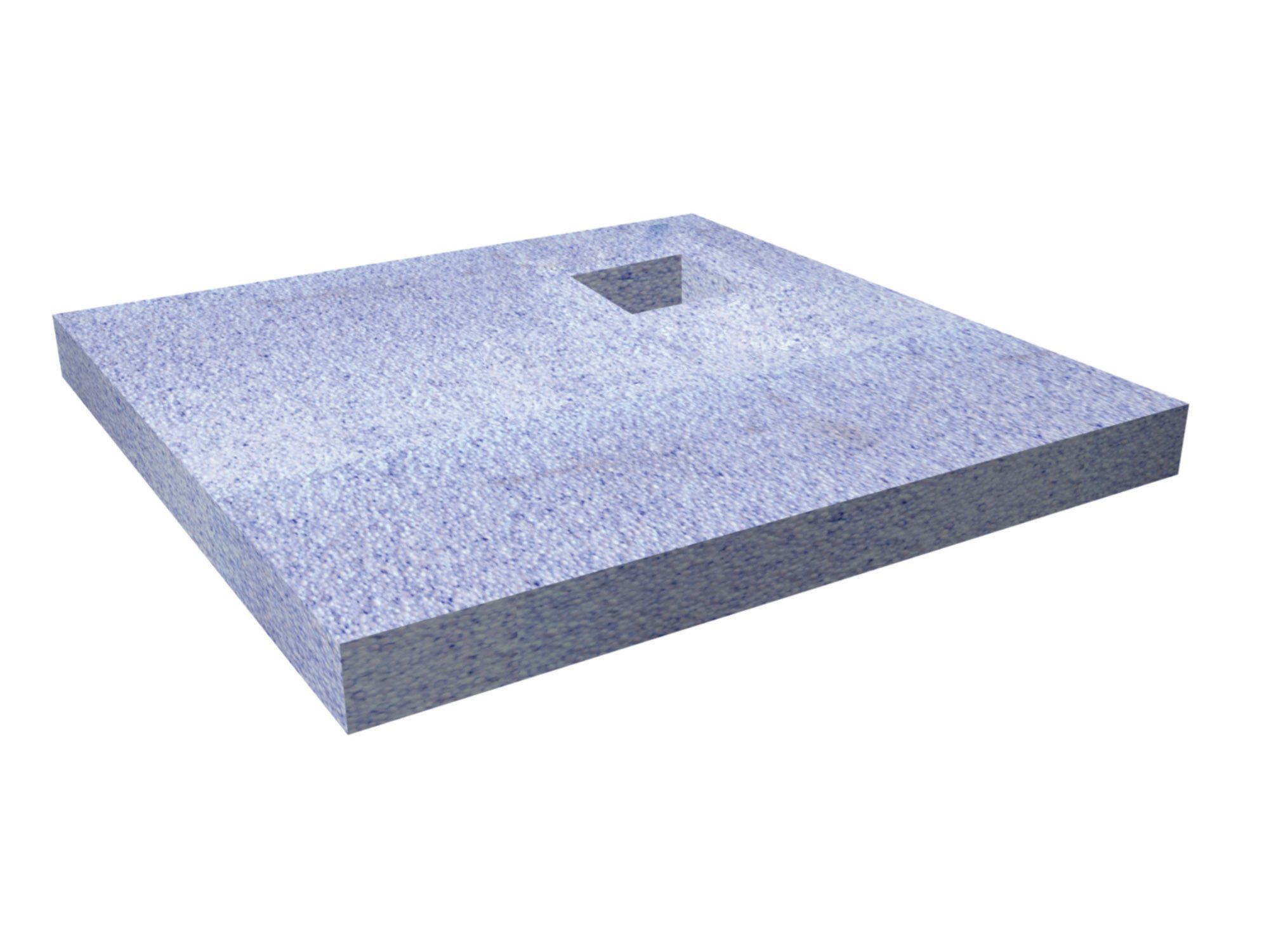 Aquadry Rectangular Shower tray (L)900mm (W)900mm (H)90mm