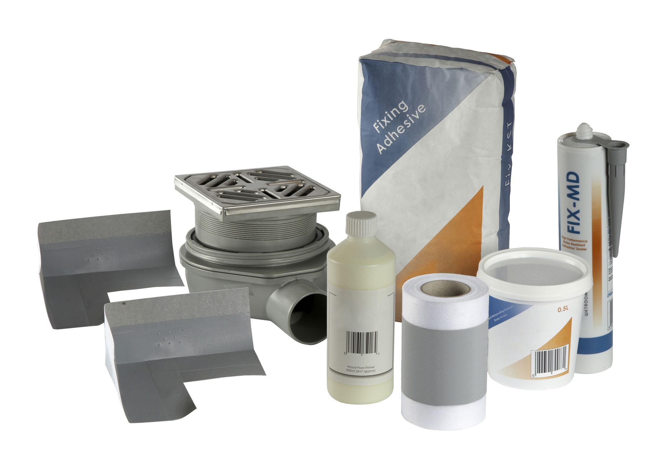 Aquadry Shower tray kit (L)1400mm (W)900mm (H)30mm