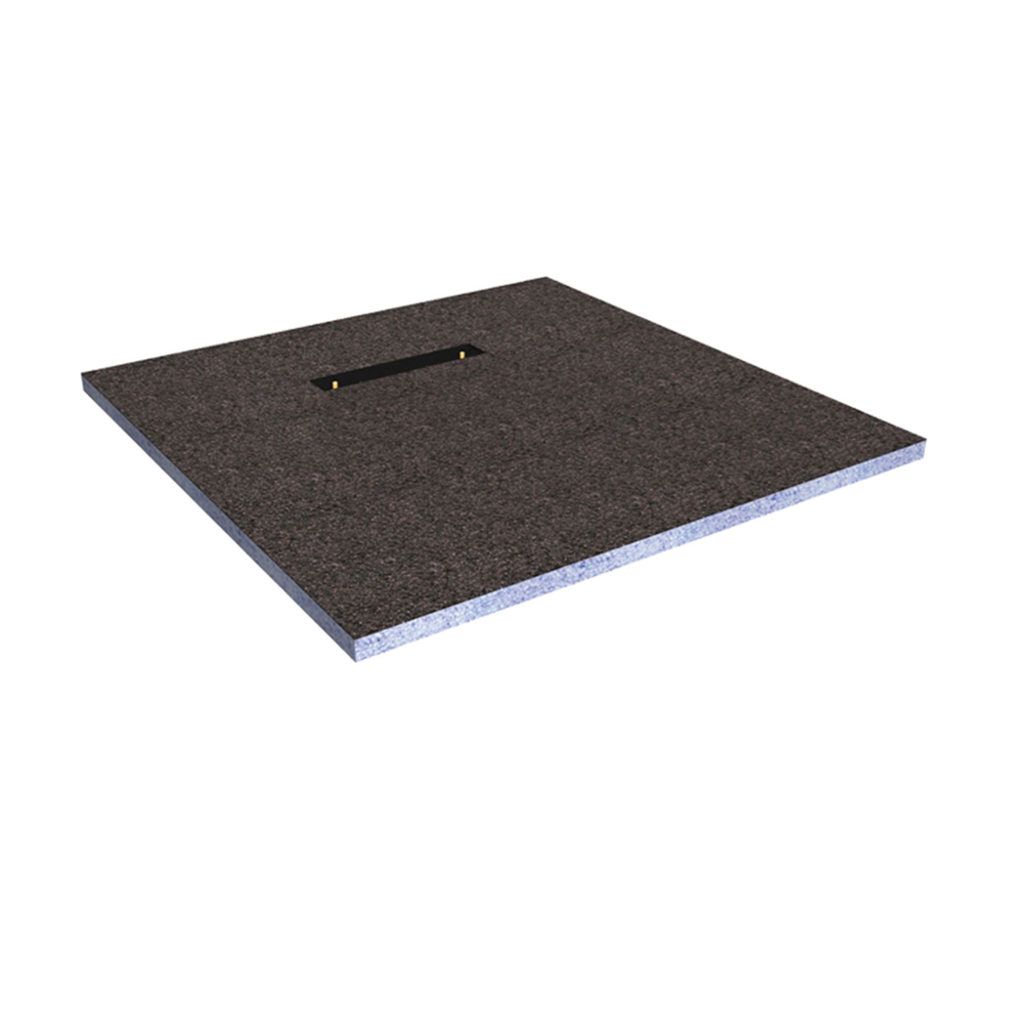 Aquadry Square End drain Shower tray (L)1200mm (W)1200mm | DIY at B&Q