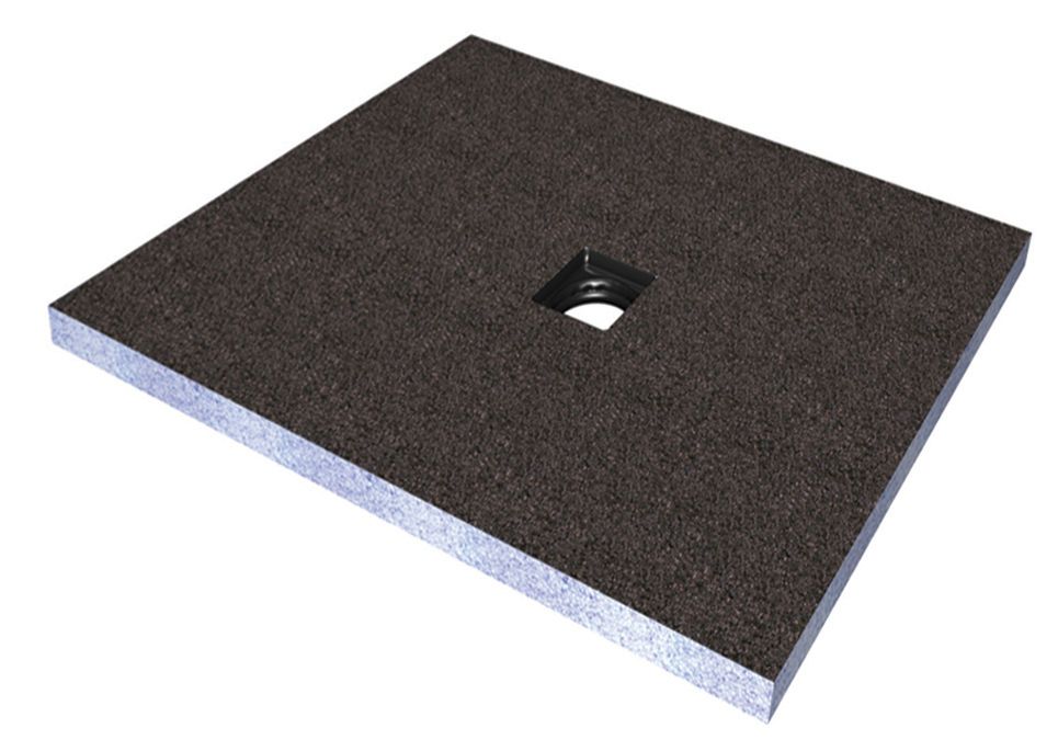 Aquadry Square Shower tray kit (L)1000mm (W)1000mm (H)30mm