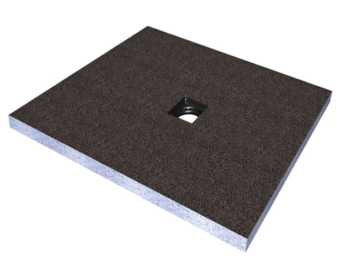 Aquadry Square Shower tray kit (L)1200mm (W)1200mm (H) 30mm