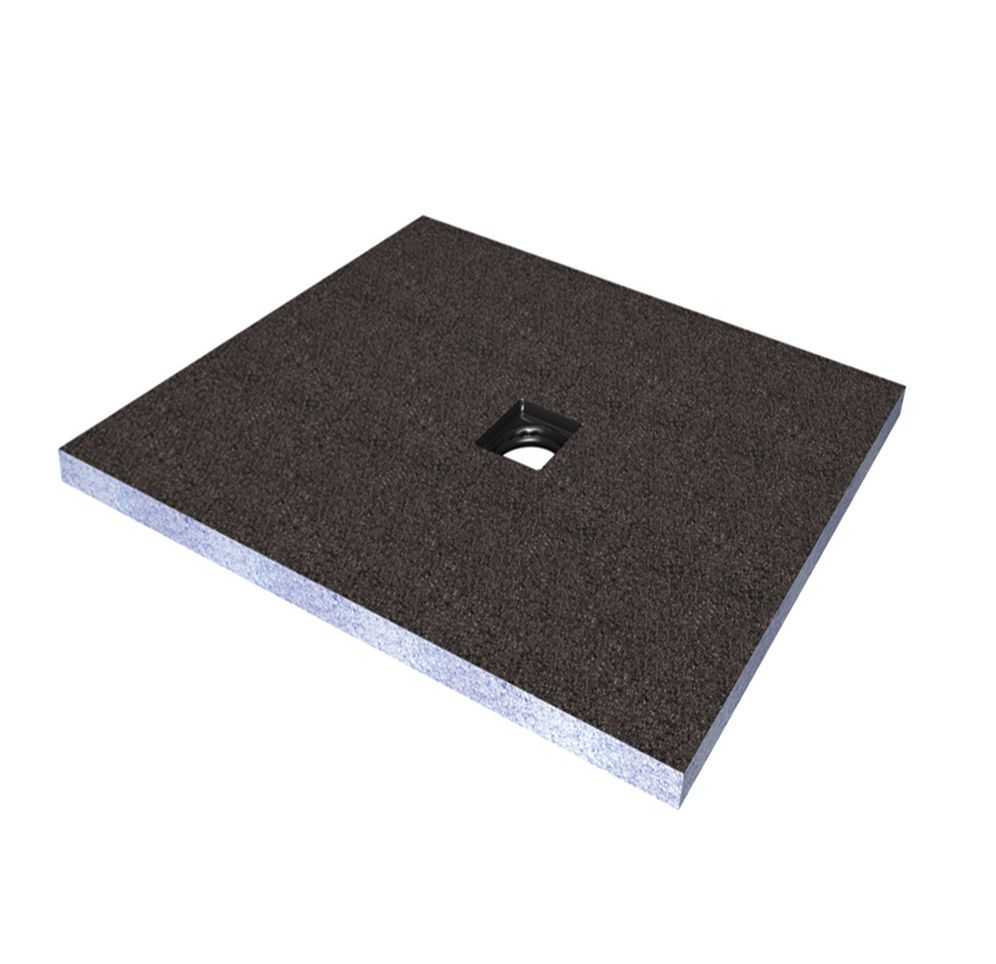 Aquadry Square Shower tray kit (L)900mm (W)900mm (H)30mm | DIY at B&Q