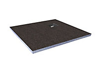 Aquadry Square Shower tray (L)1200mm (W)1200mm