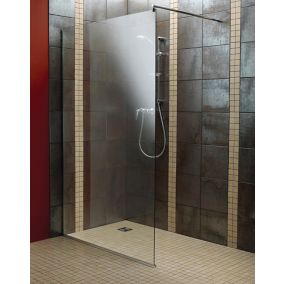 Aquadry Straight Shower screen, (W)1200mm