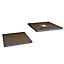 Aquadry Wetzone Shower tray kit (L)1850mm (W)750mm (H)50mm
