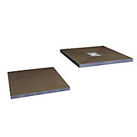 Aquadry Wetzone Shower tray kit (L)1850mm (W)900mm (H)50mm