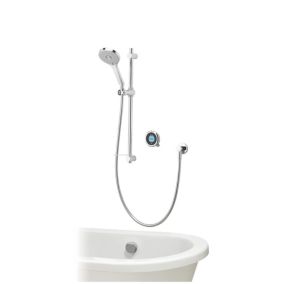 Aqualisa Optic Q Concealed valve HP/Combi Smart Digital mixer Shower with overflow bath filler & Adjustable head