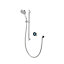 Aqualisa Optic Q Concealed valve HP/Combi Wall fed Smart Digital mixer Shower with Adjustable head
