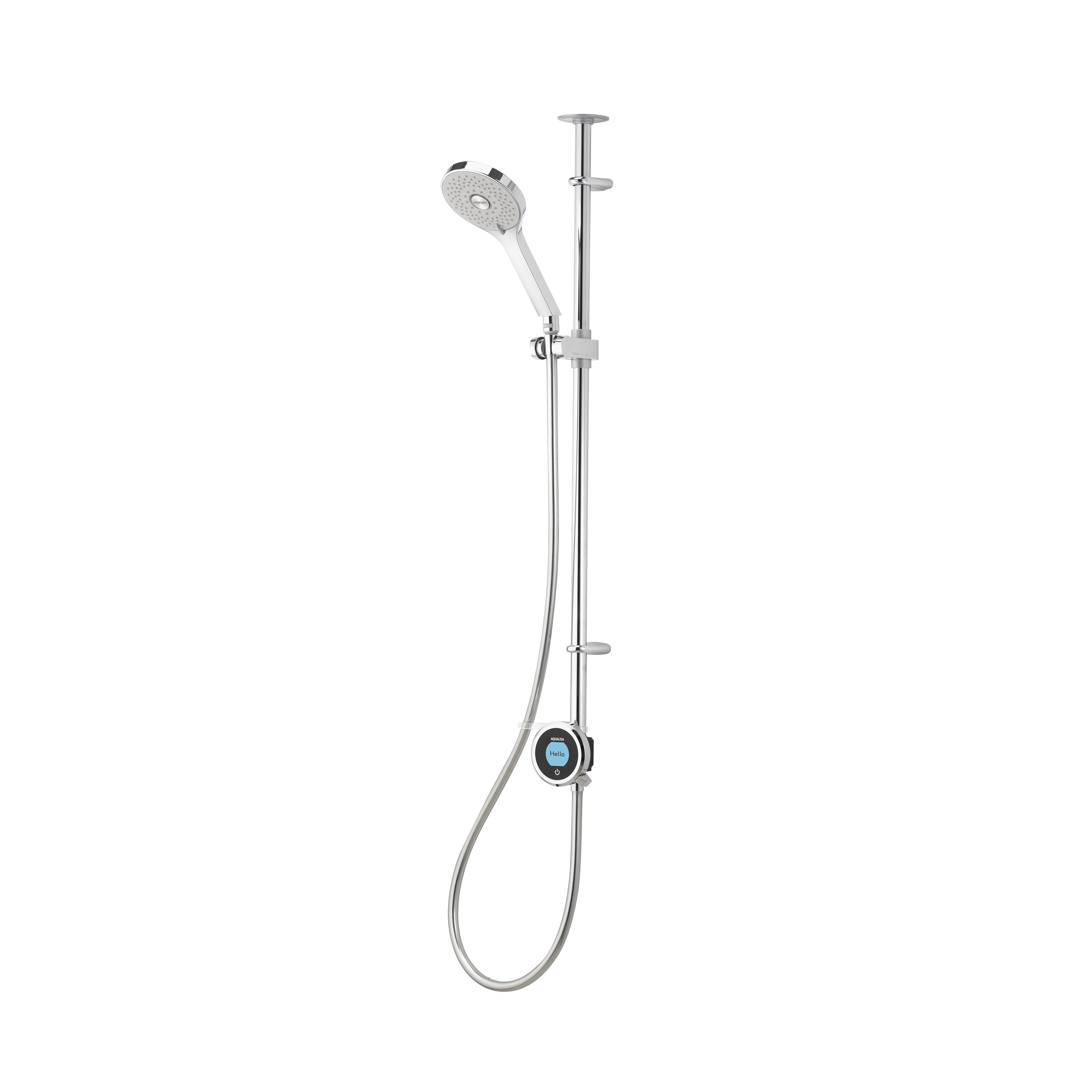 Aqualisa Optic Q Exposed valve HP/Combi Smart Digital mixer shower with Adjustable head