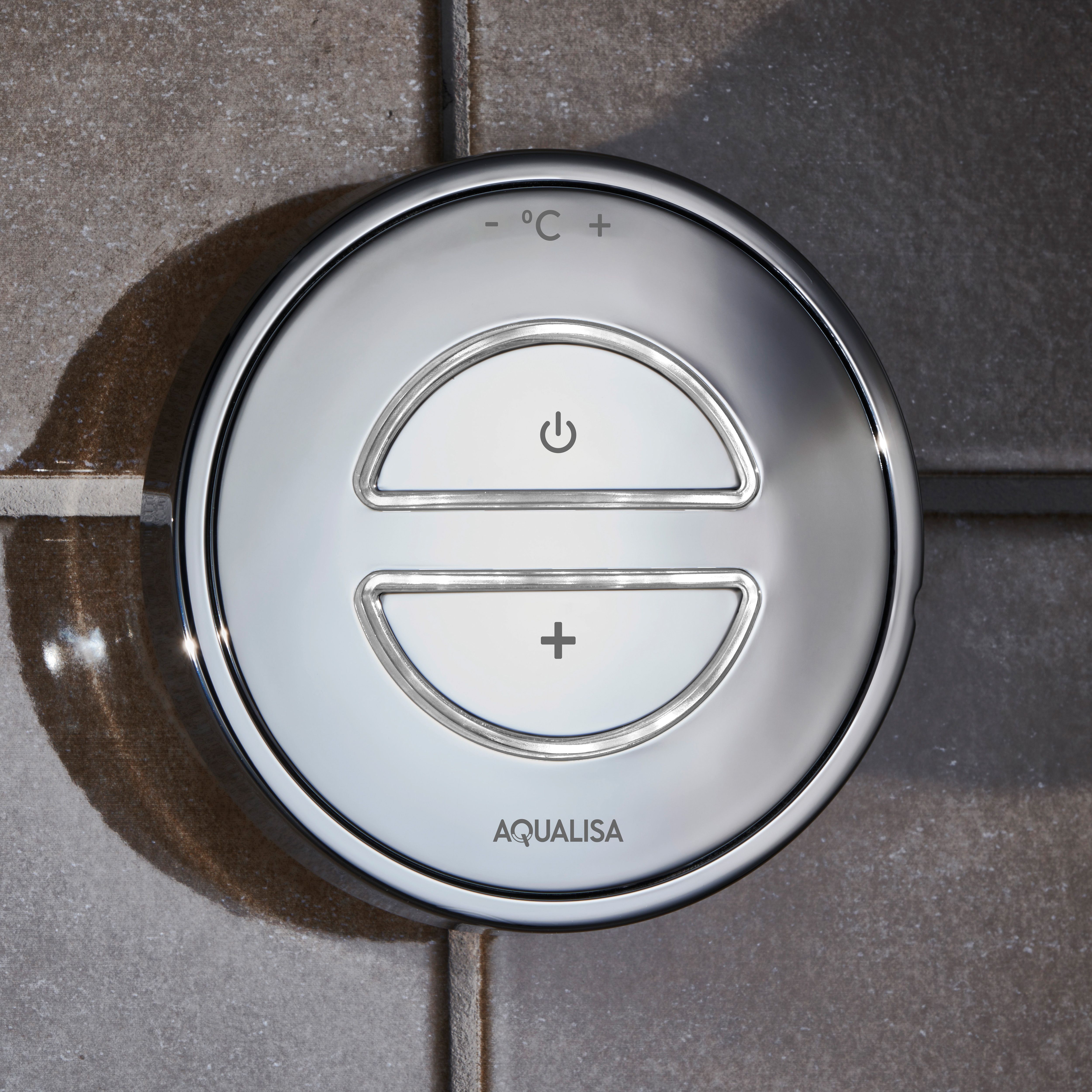 Aqualisa Smart Link Chrome effect Rear fed High pressure Digital Concealed valve Adjustable HP/Combi Shower