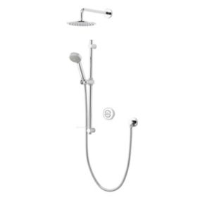 Aqualisa Smart Link Concealed valve Gravity-pumped Wall fed Smart Digital Shower with Adjustable & Fixed Shower head