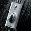 Aqualisa Visage Ceiling fed Chrome effect Digital mixer Shower
