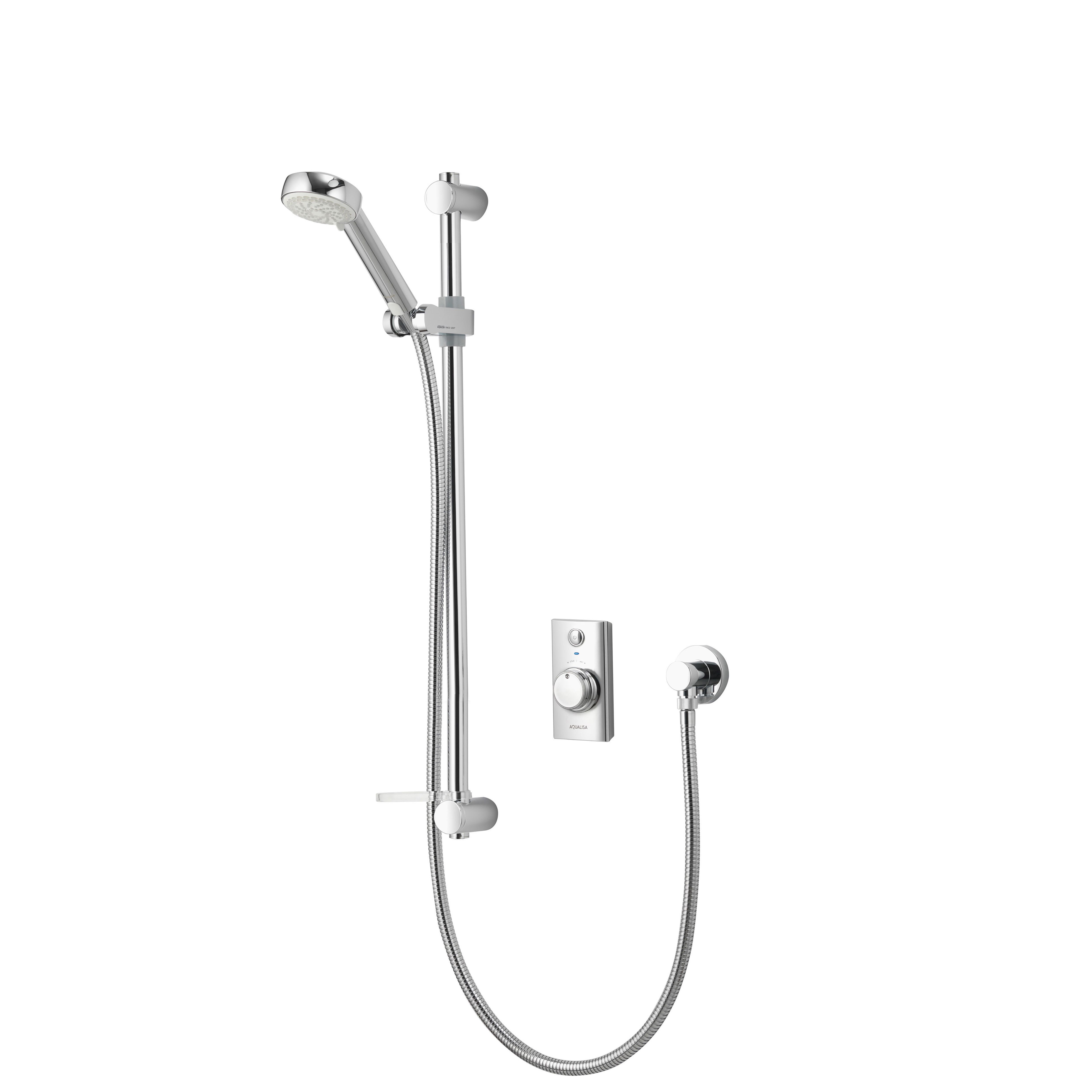 Aqualisa Visage Smart Concealed valve HP/Combi Wall fed Smart Digital Shower with Adjustable Shower head