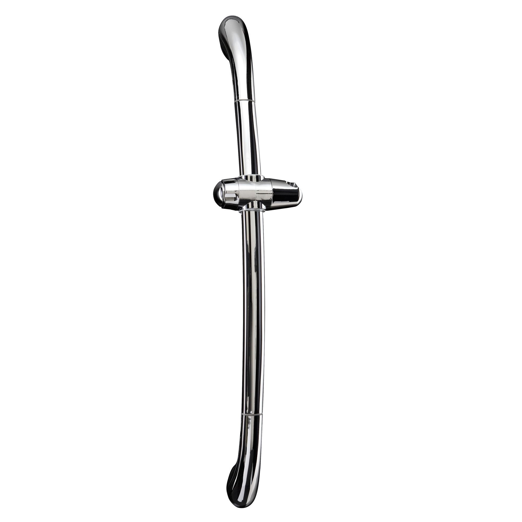 Aqualona Silver Chrome effect Shower riser rail DIY at B&Q