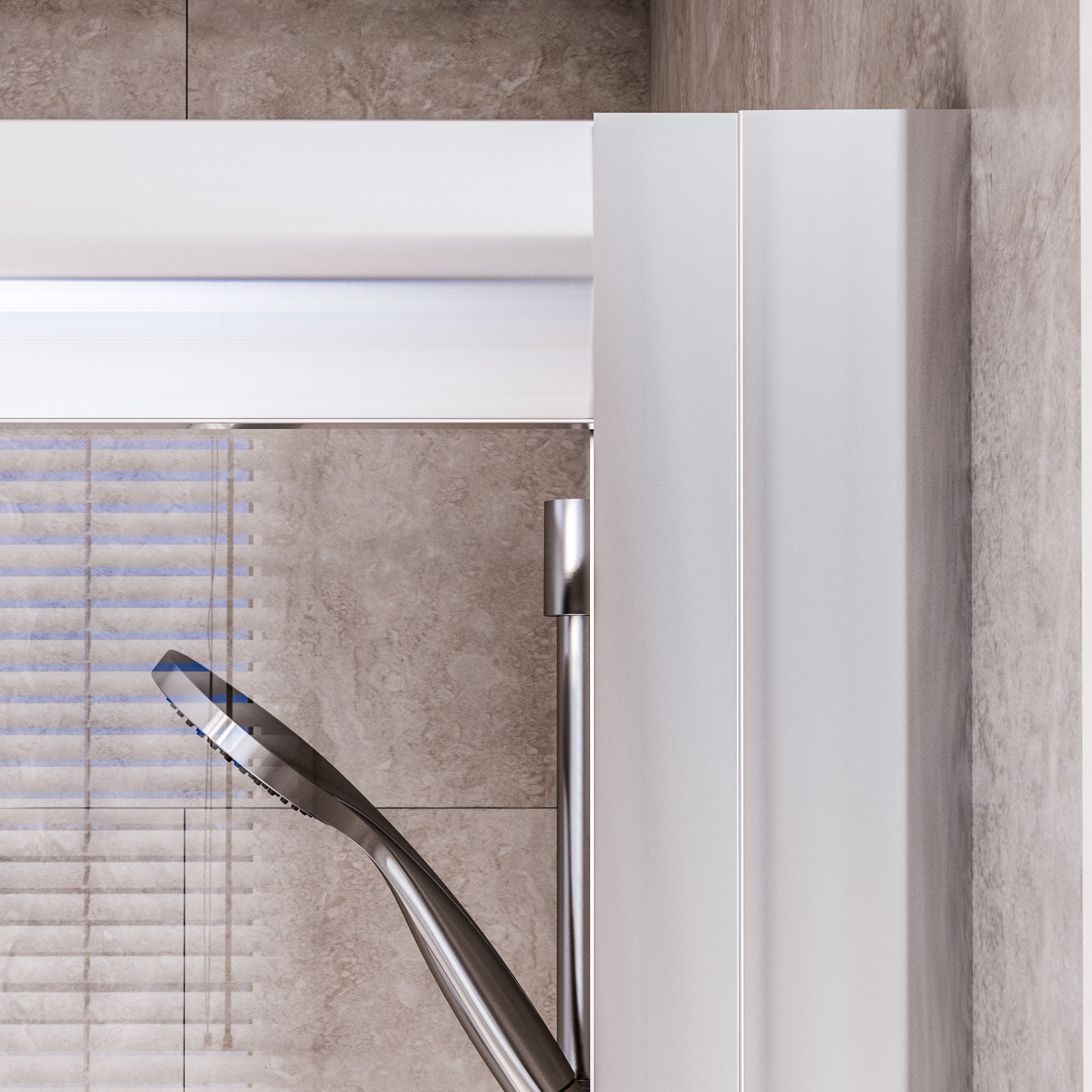 Aqualux Edge 6 Clear Silver effect Rectangular Shower enclosure - Sliding door (W)120cm (D)90cm
