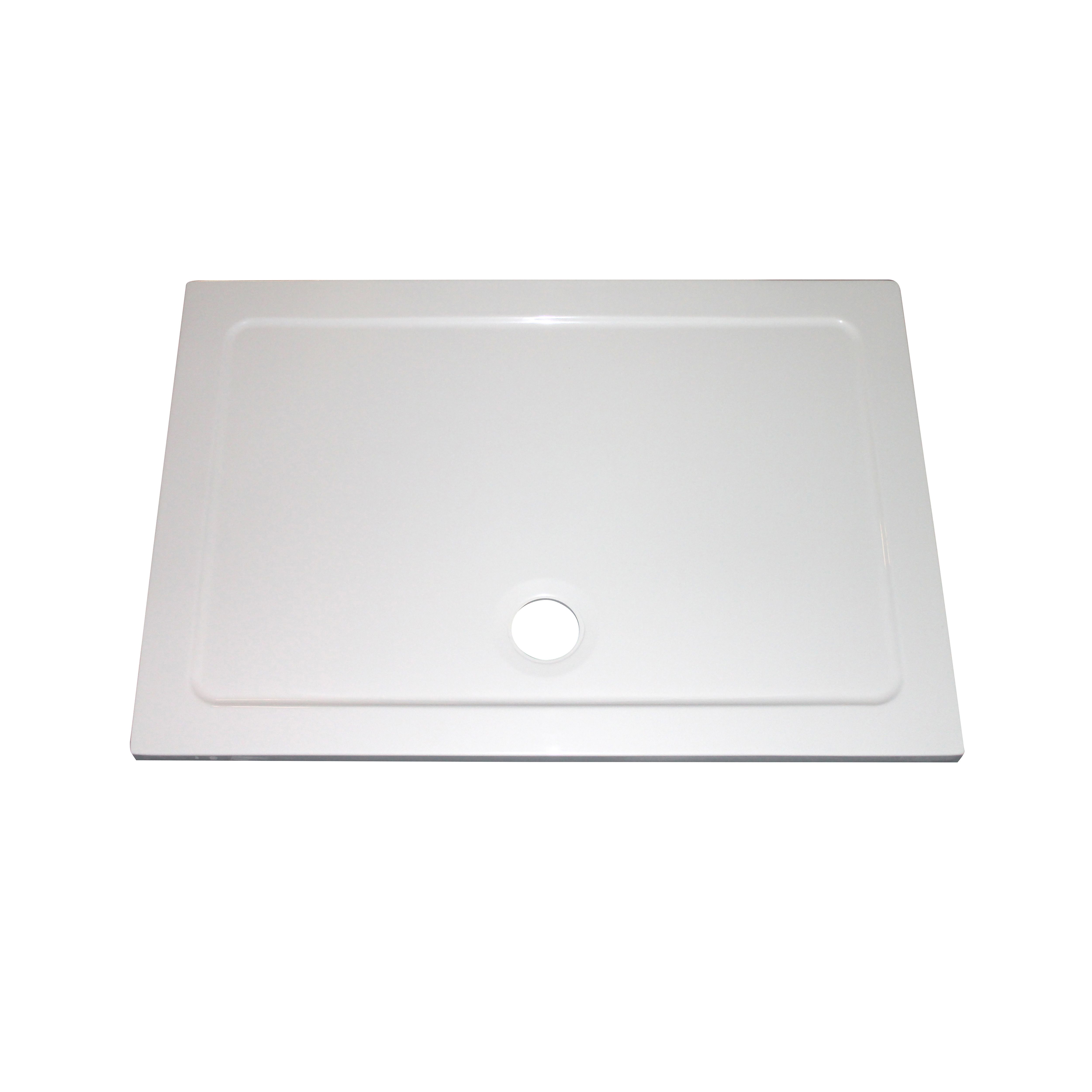 Aqualux Edge 6 Rectangular Shower enclosure with Sliding door (W)1200mm (D)900mm