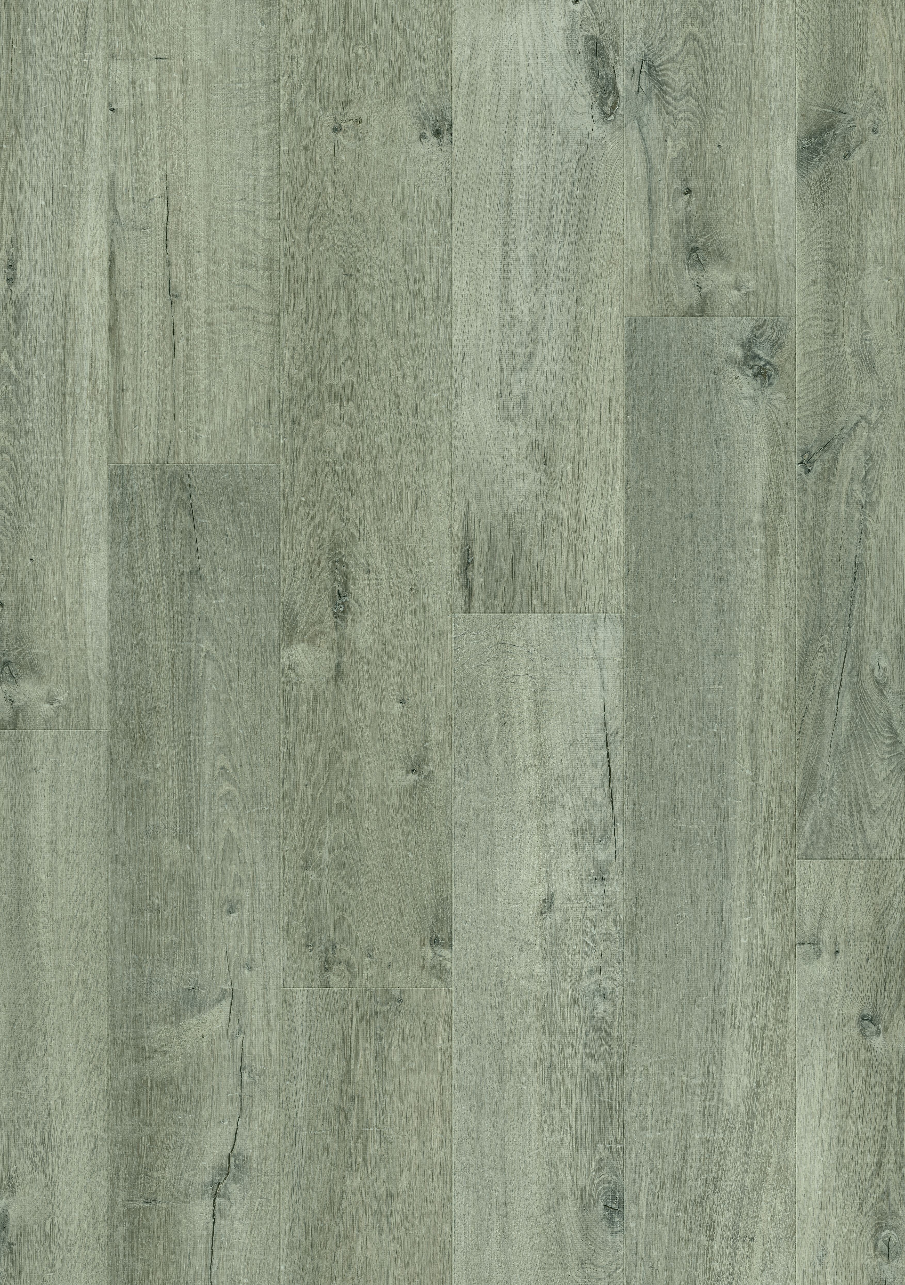 Aquanto Dark Grey Oak effect Laminate Flooring Sample