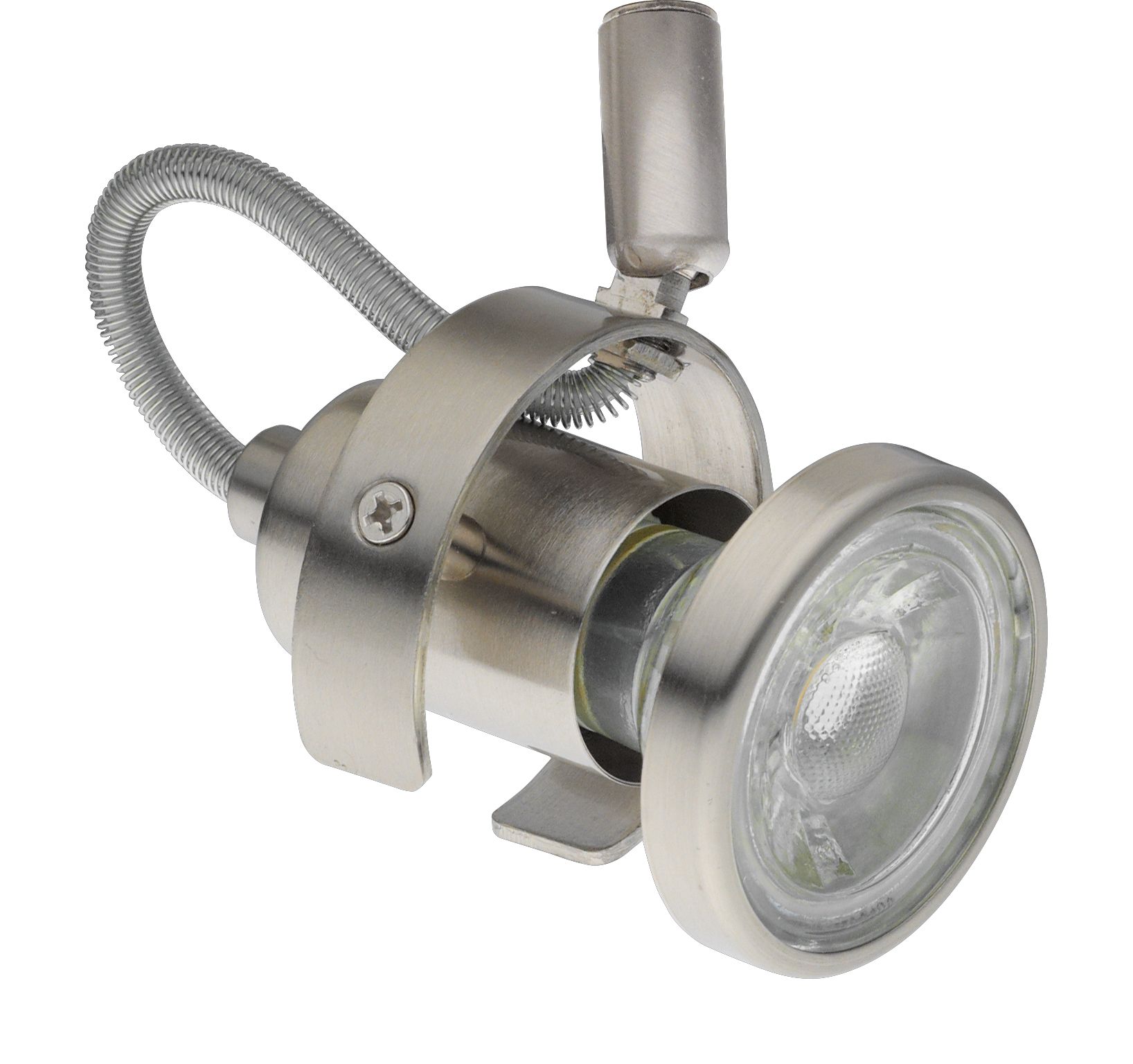 Arachne Bar Satin Silver Chrome effect 3 Light Spotlight