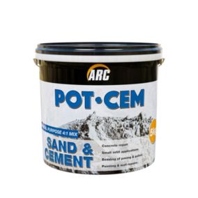 Arc Pot-Cem general purpose Grey Cement, 5kg Tub