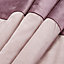 Arcadia Clematis Velvet header Lined Eyelet Curtains (W)167cm (L)228cm, Pair
