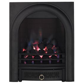 Arch Black Manual control 3.75kW Gas Fire