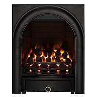 Arch Black Remote controlled Gas Fire FPFBQ344