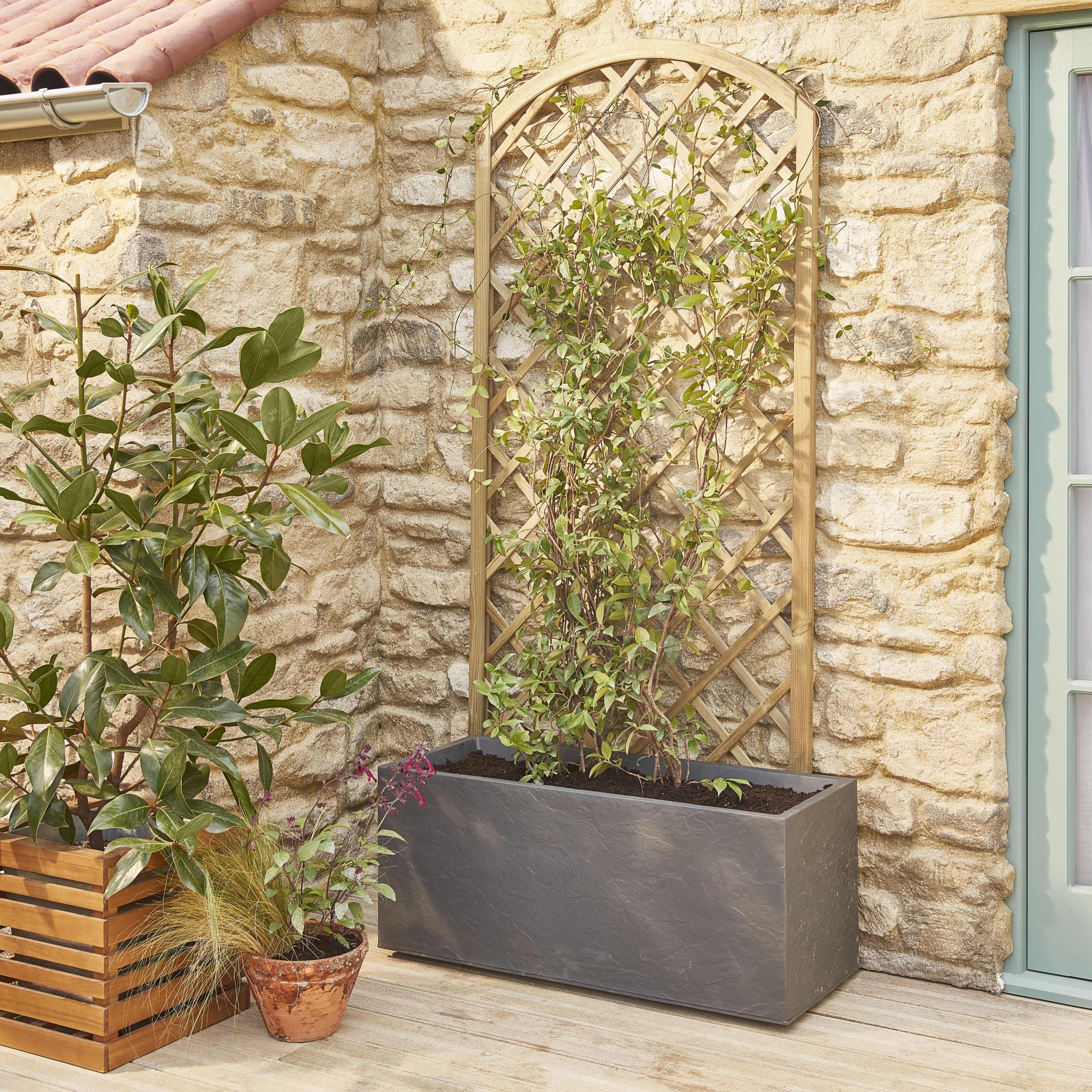 Garden on sale trellis b&q