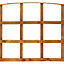 Arched Pine Trellis panel (W)183cm x (H)57cm