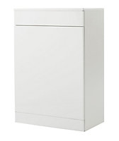 Ardenno Gloss White Toilet cabinet (H)810mm (W)550mm