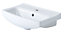 Ardenno Gloss White Vanity unit & basin set (W)550mm (H)880mm