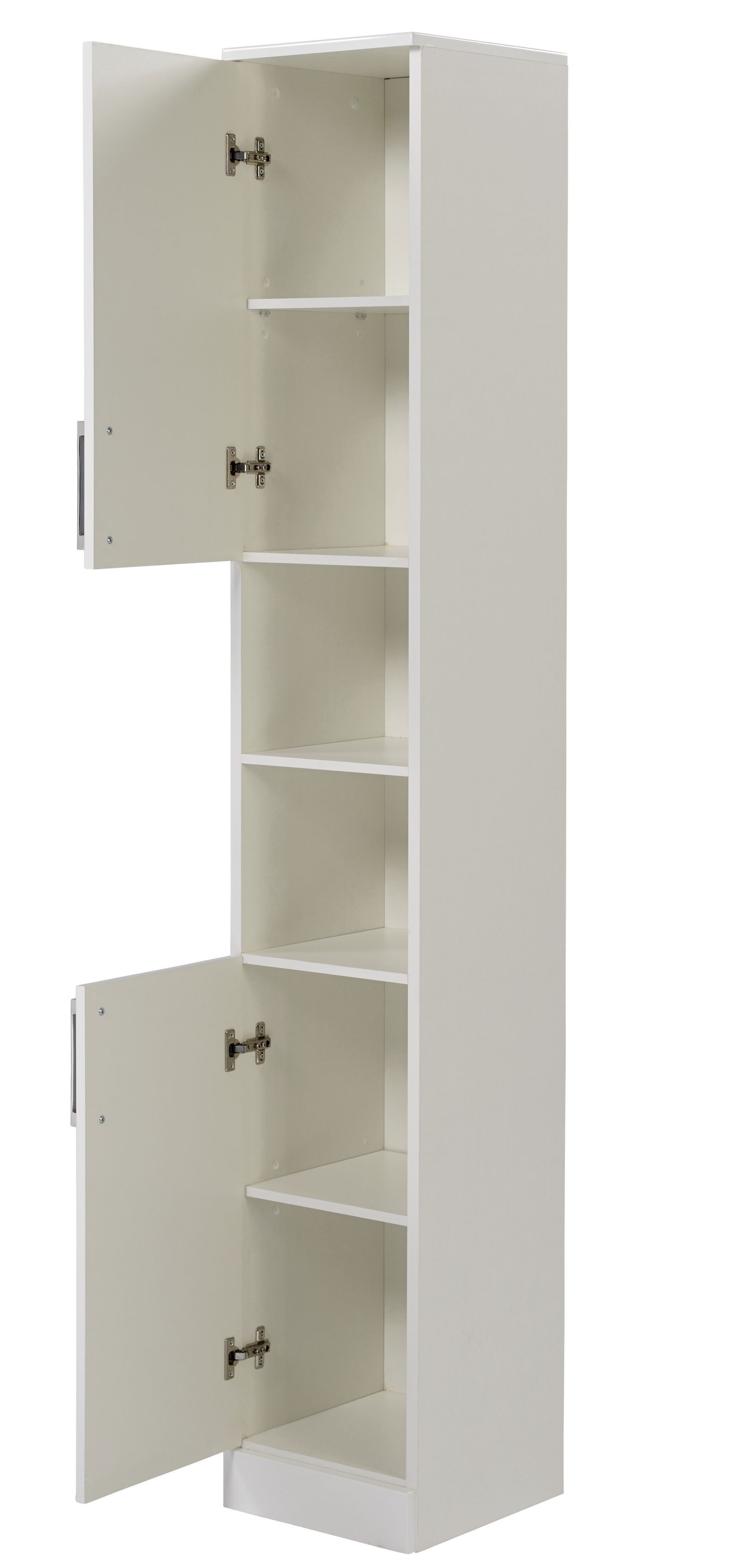 Ardenno Tall Gloss White Single Cabinet (H)182cm (W)30cm