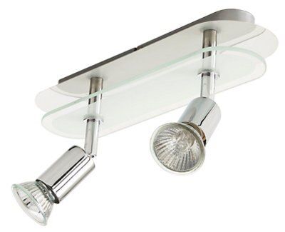 Arethusa Chrome effect 2 Light Spotlight