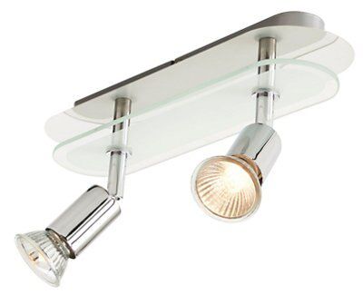 Arethusa Chrome effect 2 Light Spotlight