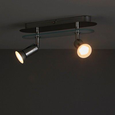 Arethusa Chrome effect 2 Light Spotlight