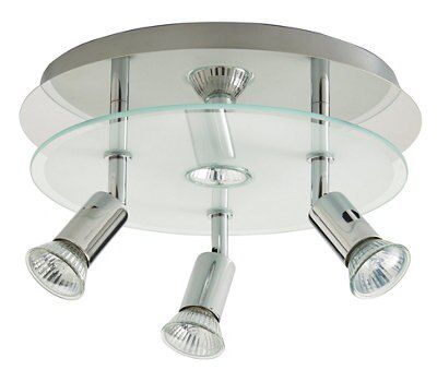 Arethusa Gloss Chrome effect 4 Light Spotlight