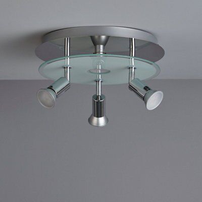 Arethusa Gloss Chrome effect 4 Light Spotlight