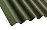 Ariel Green Bitumen Corrugated Roofing sheet (L)2m (W)900mm of 1