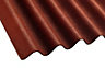 Ariel Red Bitumen Corrugated Roofing sheet (L)2m (W)900mm of 1