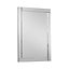 Aripa Rectangular Art Deco Frameless Mirror (H)76cm (W)50cm