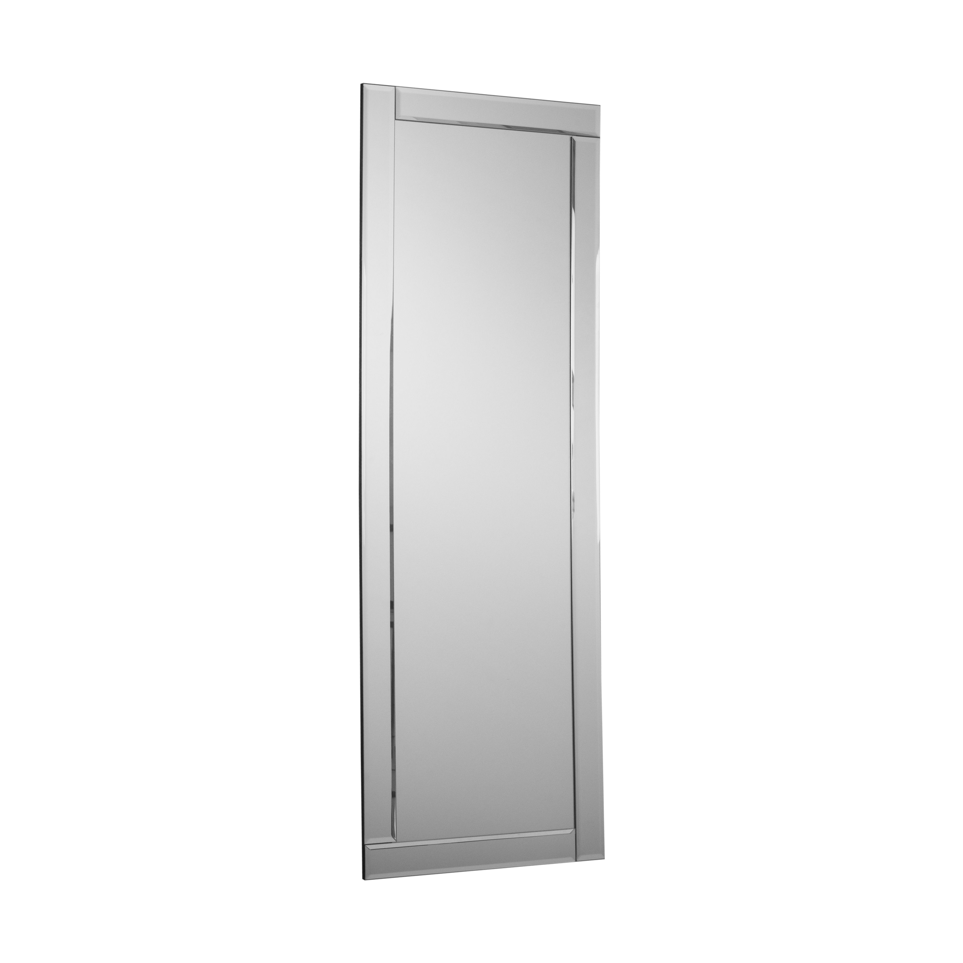 Aripa Rectangular Art deco style Frameless Mirror (H)117cm (W)40cm ...