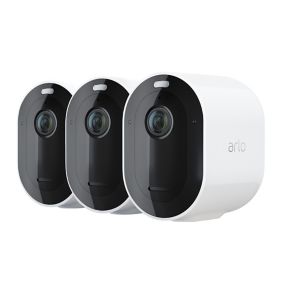 Arlo VMS4340P-100EUS Wireless 2K White Indoor & outdoor Smart camera, Pack of 3