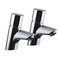 Armitage Shanks Avon 21 Self-closing tap, Pack of 2