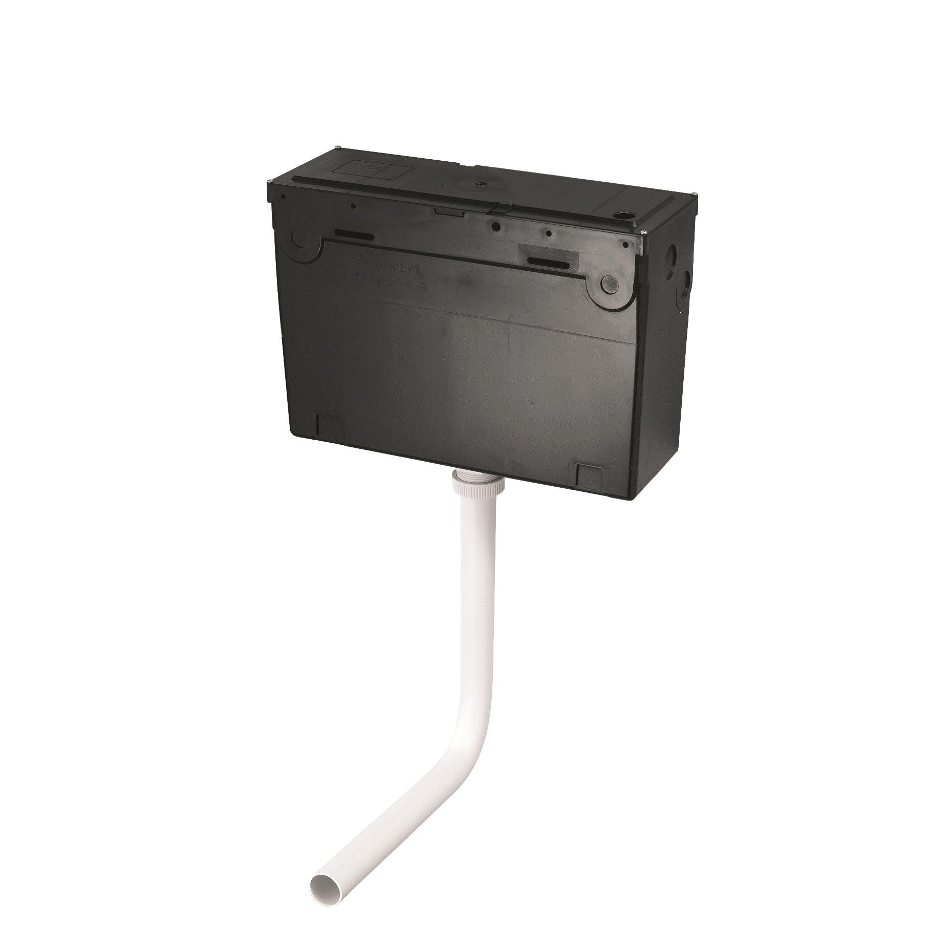 Armitage Shanks Conceala 2 Black Concealed Dual Cistern (H)28.5cm (W)41.5cm (D)15cm