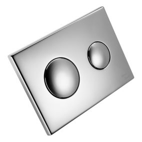 Armitage Shanks Dual-flush Wall-mounted Flushing plate (H)155mm (W)300mm