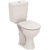 Armitage Shanks Sandringham 21 raised height White Close-coupled Toilet set with Soft close seat