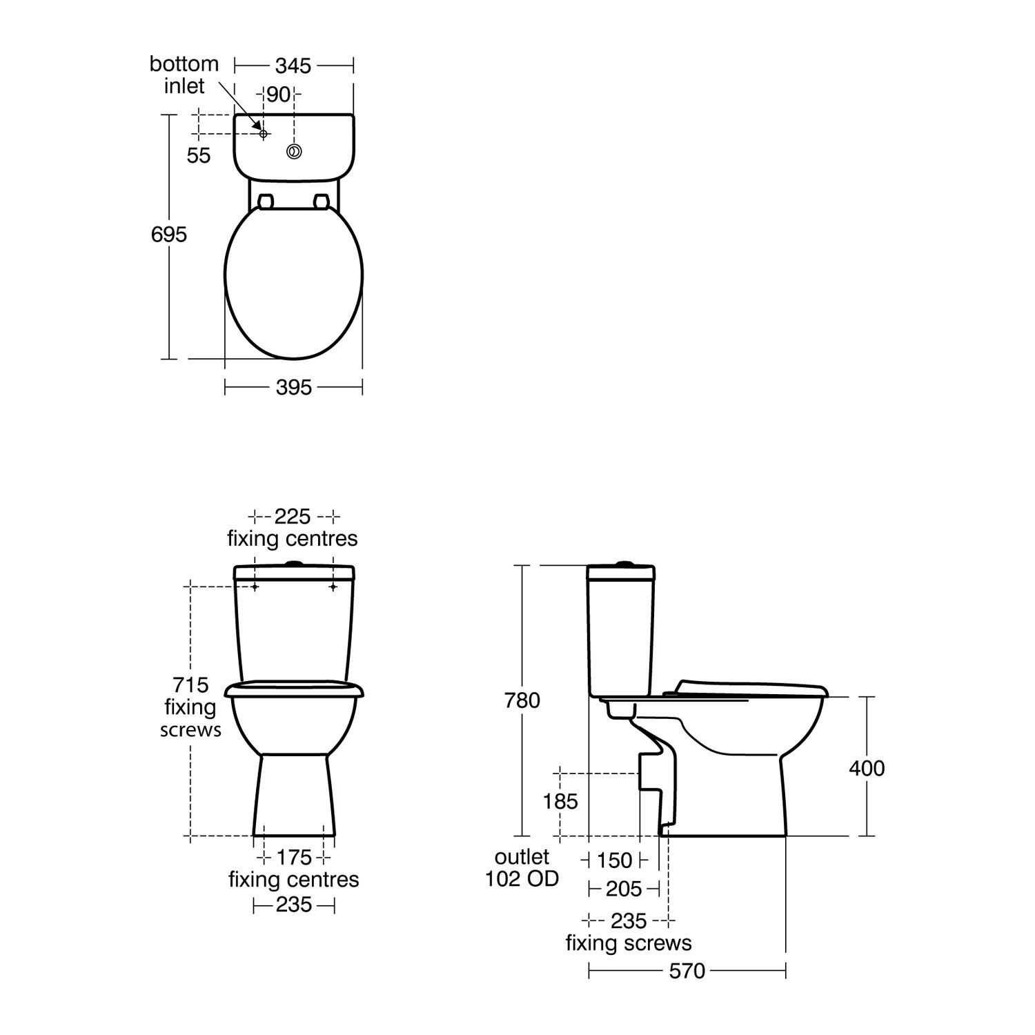 sandringham toilet in a box