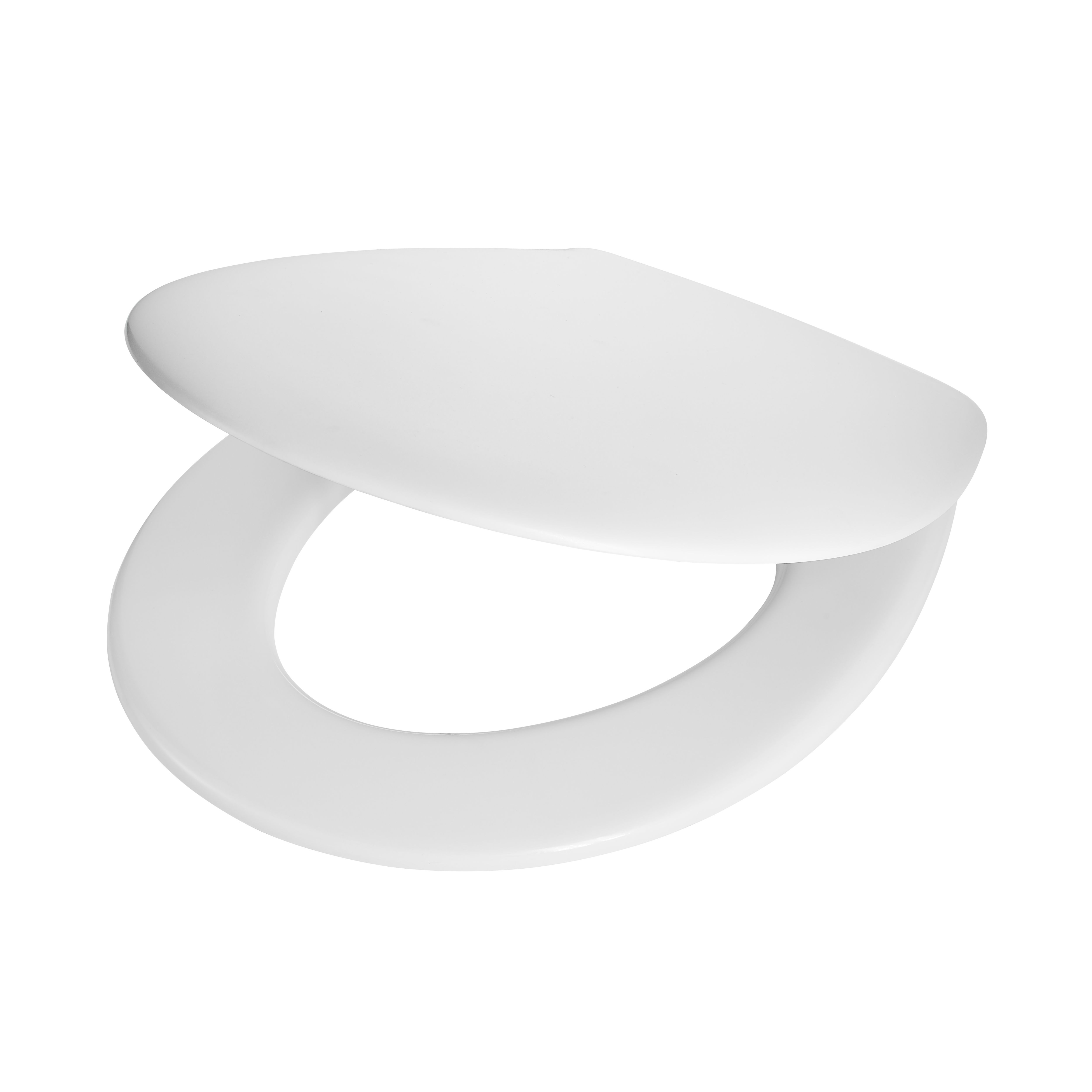 Armitage Shanks Sandringham 21 White Soft close Toilet seat DIY at B&Q